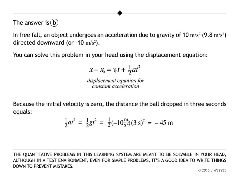 Explanation boulder kinematics problem.