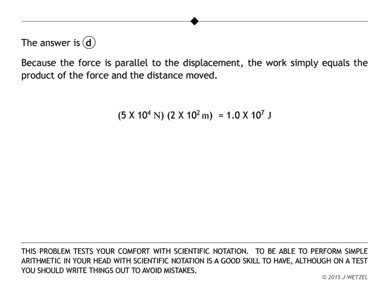 Explanation of work & energy bulldozer problem