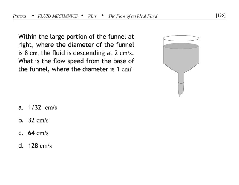 Continuity equation in fluid mechanics problem
