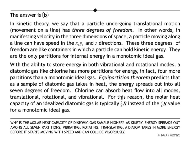 Kinetic theory problem explanation