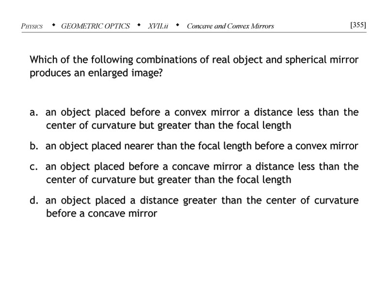 Spherical mirror