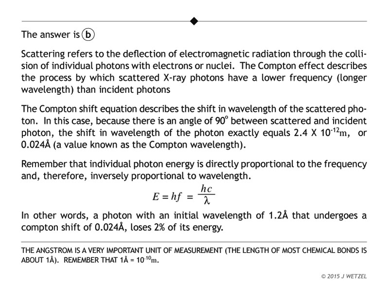 Explanation of Compton effect problem