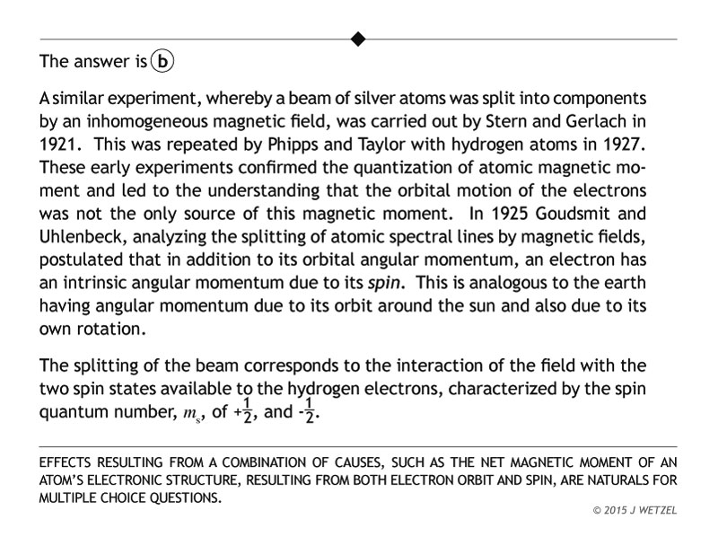 Answer to beam splitting question in the topic of wave mechanics