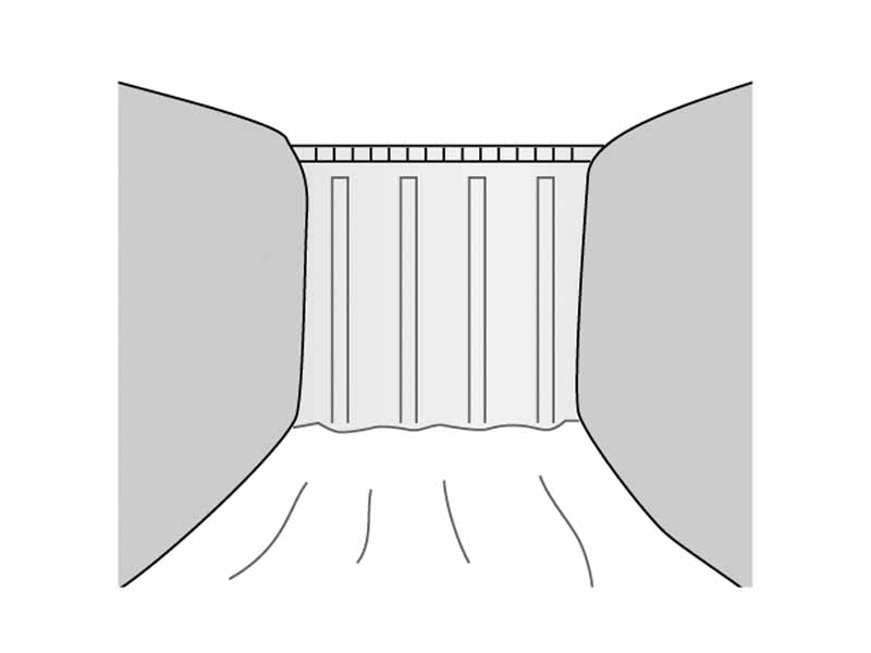 Illustration of a dam