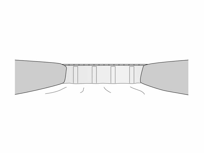 Illustration of a dam