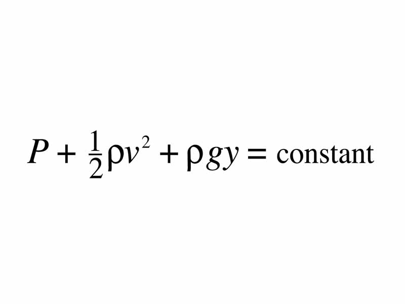 Bernoulli's principle