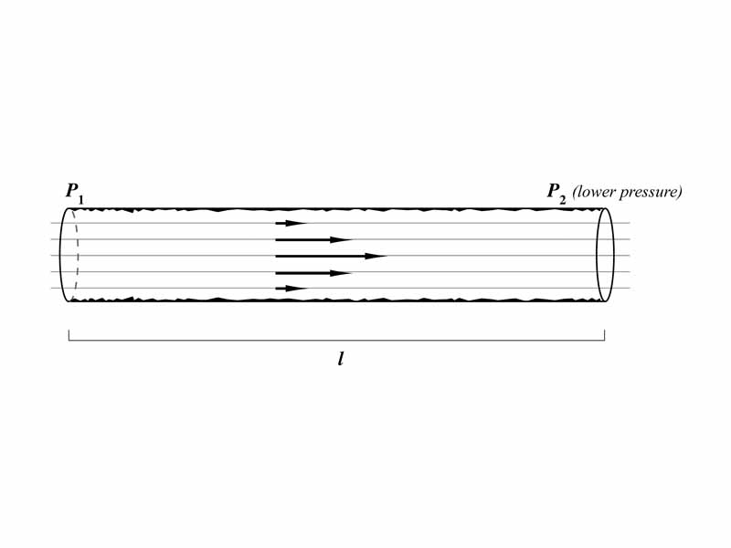 Poiseuille's Equation Illustration