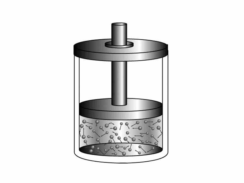 Compressed piston