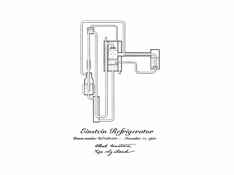 Einstein and Szilárd's patent application.