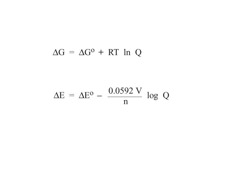 Nernst equation.