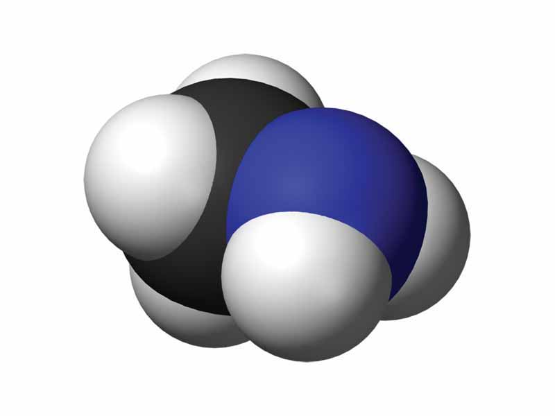 Methylamine space filling