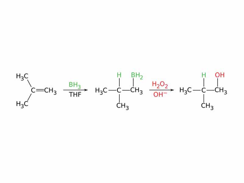 Hydroboration-oxidation reaction