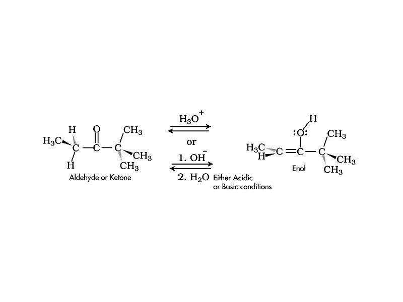 Enolization.