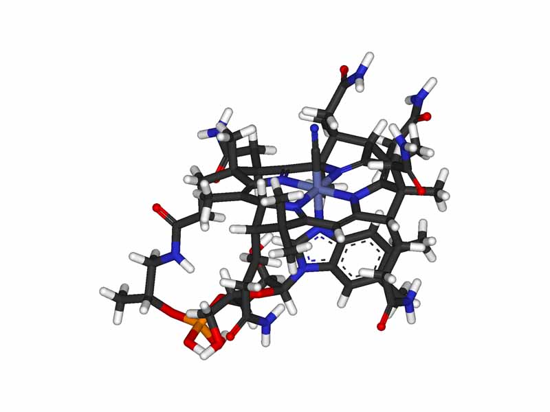 Vitamin B12 (Cyanocobalamin) - 3D