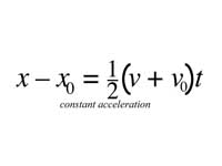 Formula - Displacement equals the pro...