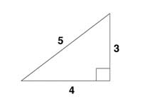 Important right triangle