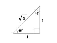 Important right triangle