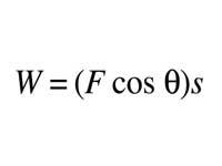 Formula - Mechanical work