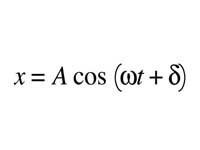 Formula for harmonic motion