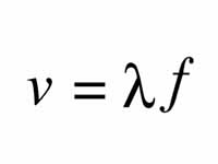 Wave speed is the product of waveleng...