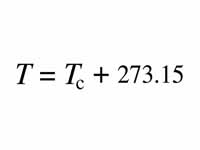 Celsius to Kelvin conversion formula