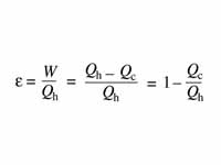 Definition of thermodynamic efficiency