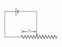 Circuit with a variable resistor