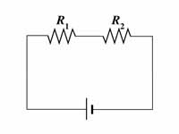 Circuit consisting of a voltage sourc...