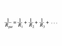 Resistance of resistors in parallel