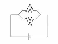 Circuit consisting of a voltage sourc...