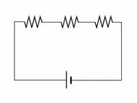 Circuit consisting of a voltage sourc...