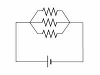 Circuit consisting of a voltage sourc...