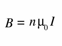 Magnetic field within a solenoid