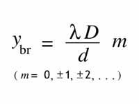 Location of bright bringes in double ...