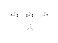 Carbonate resonance structure.