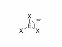 Chemical structure of the trigonal pl...