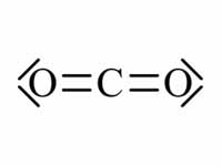 A lewis structure showing the bonding...