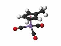 Ball-and-stick model of methylcyclope...