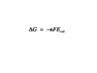 Relationship between cell potential a...