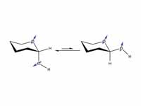 Chemical structure of axial and equat...