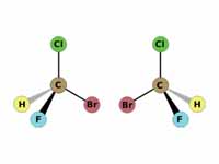 Example of a chiral center (the carbo...