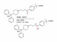 Example of reduction with sodium boro...