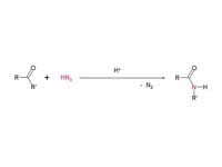 Schmidt reaction - with Ketones forms...