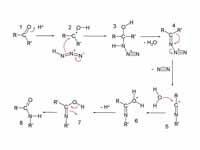 Schmidt reaction - Mechanism with Ket...