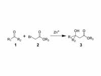 Reaction scheme of the Reformatskii r...