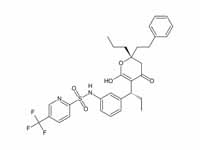 Nonpeptidic protease inhibitor tipran...