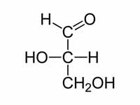 Fischer projection - L-glyceraldehyde