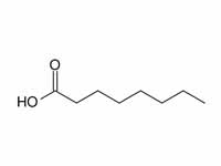 Caprylic acid structure