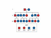 Autosomal Dominant Pedigree Chart